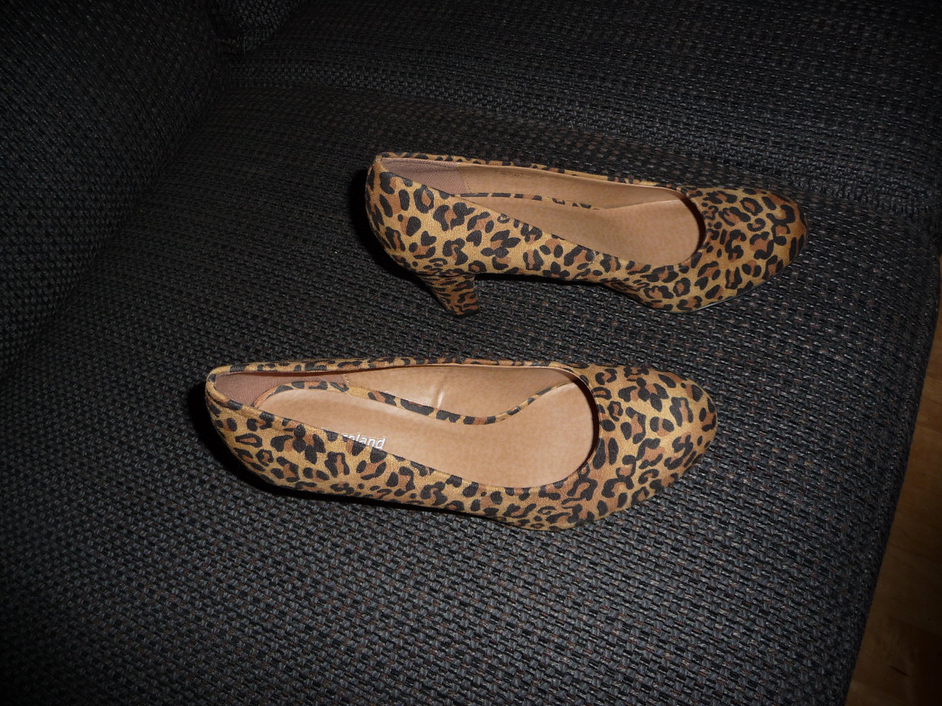 Schöne Graceland Leo Schuhe Pumps Leoprint Größe 39 