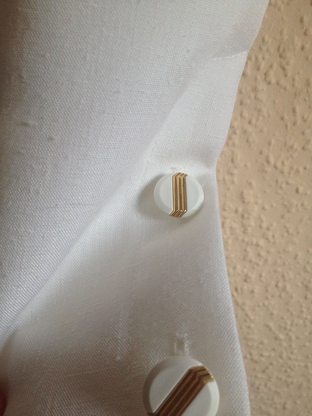 weiße Shorts (high-waist)