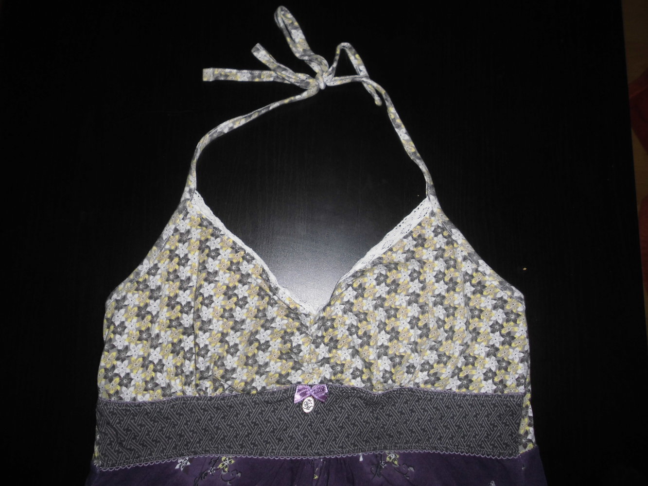 Vive Maria - My pretty violet Neckholder Top - Größe M - TOP!