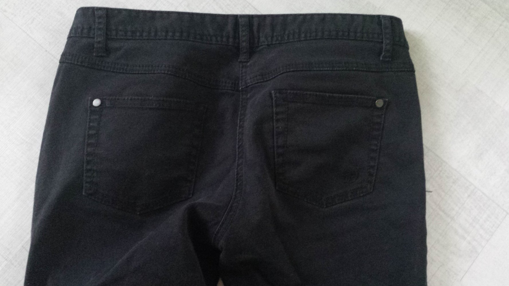 Schwarze Jeans Denim