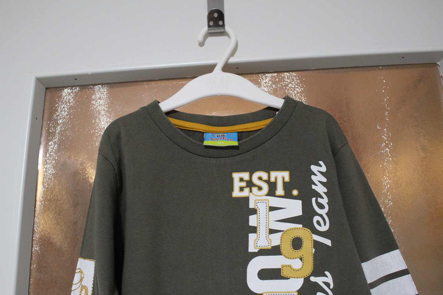 104. T-Shirt mit Druck von Topolino, Gr. 122