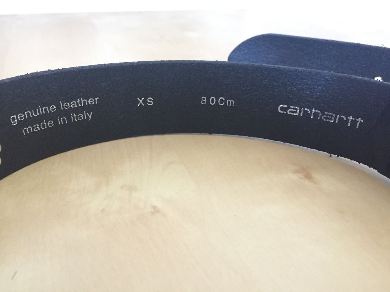 Carhartt Rivet Belt Gürtel schwarz silberne Nieten in XS