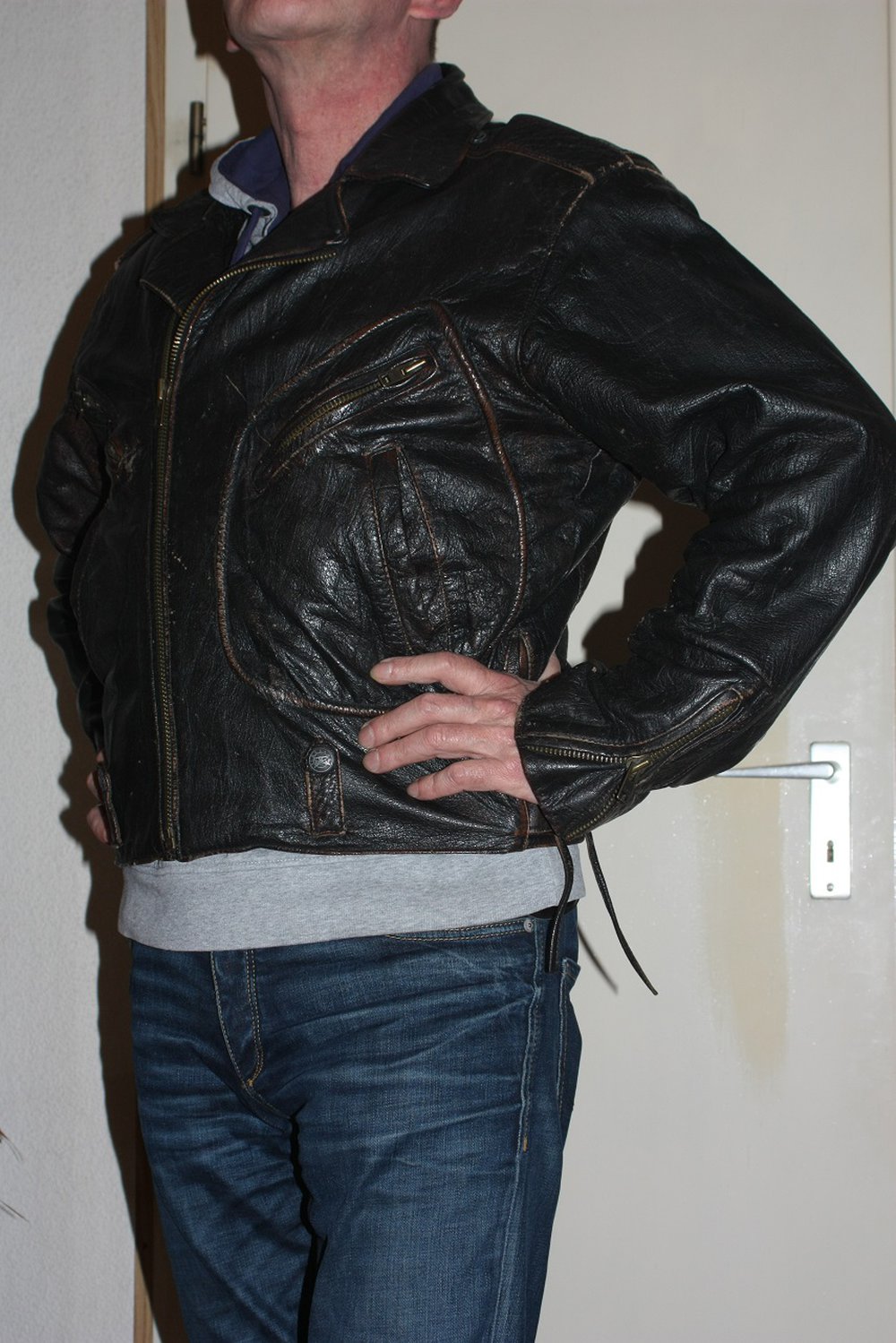 Lederjacke Itinerance, Gr. M, Rat Style