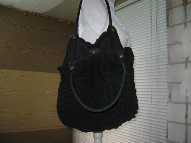 *** Große Strickbeuteltasche ***