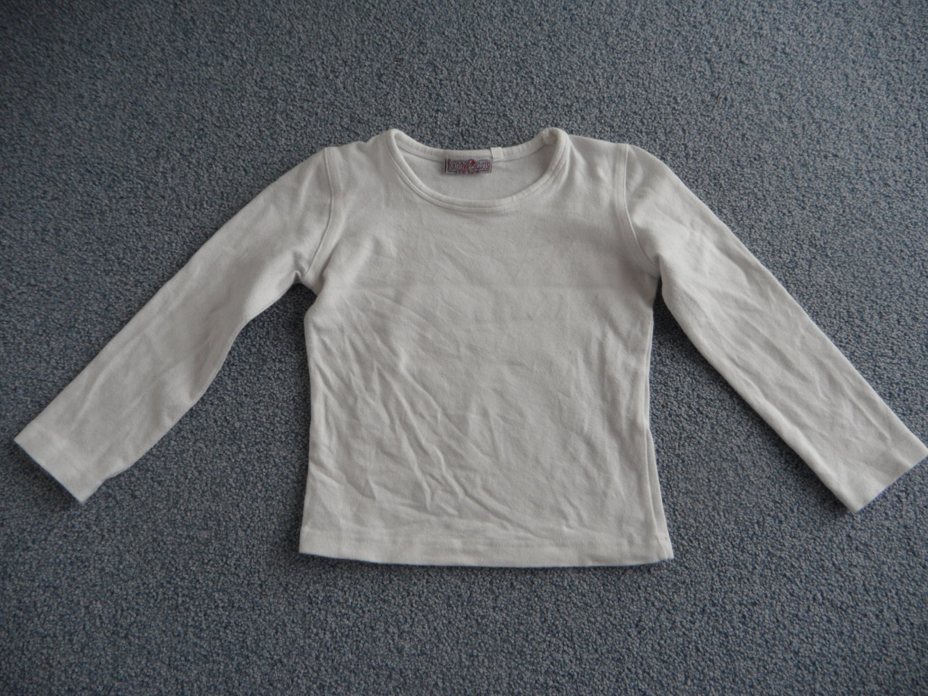 Langarmshirt Basic weiß