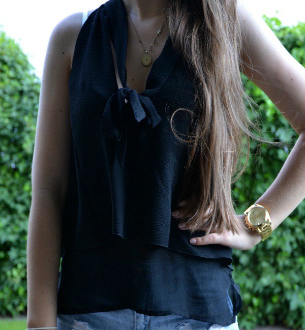 Schwarzes Zara Lagen Top Schleife Schluppe Bluse chiffon semitransparent 34 36 XS S NEU mit Etikett