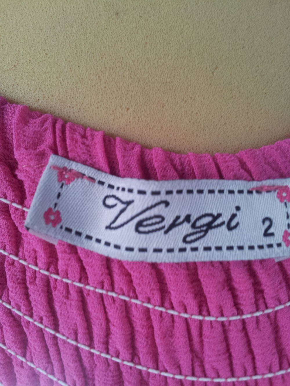 Strand Oberteil Pink