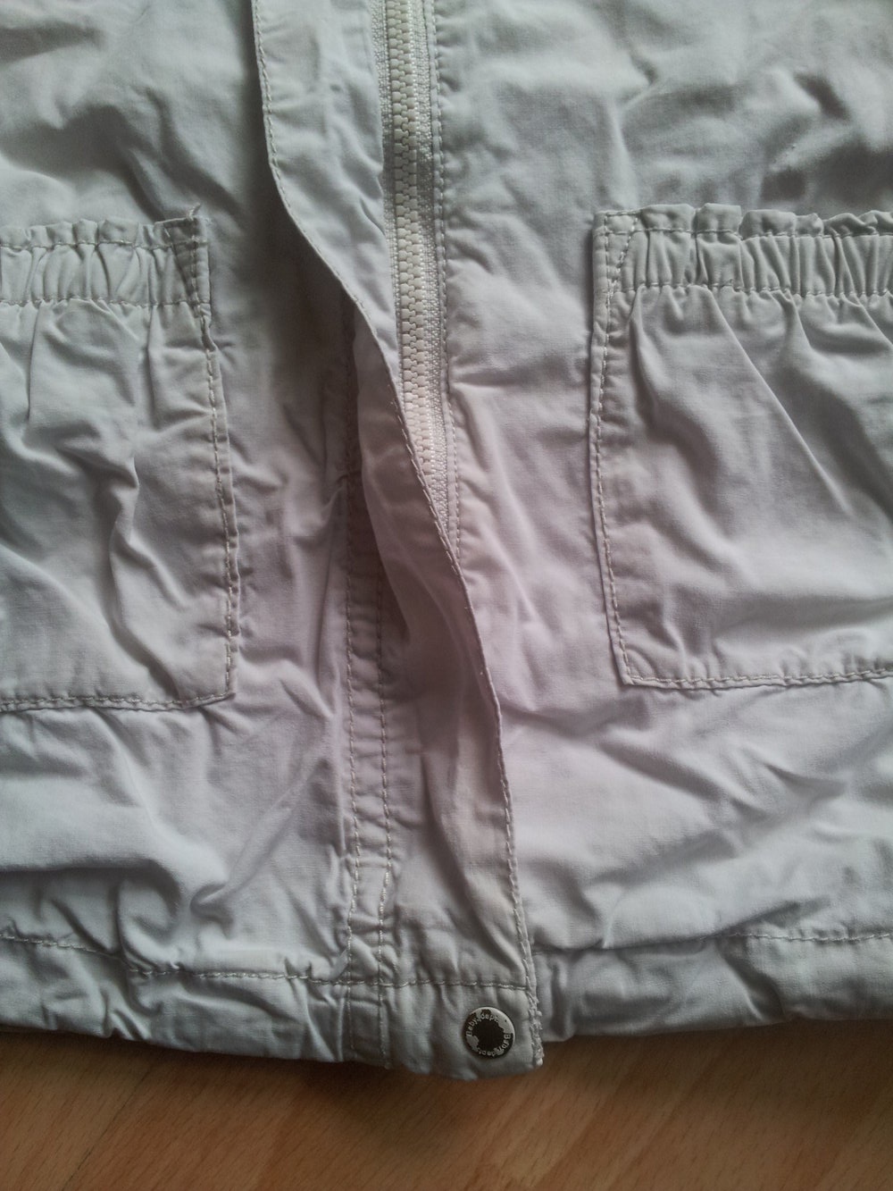 Übergangsjacke H&M hellgrau Gr. 74 