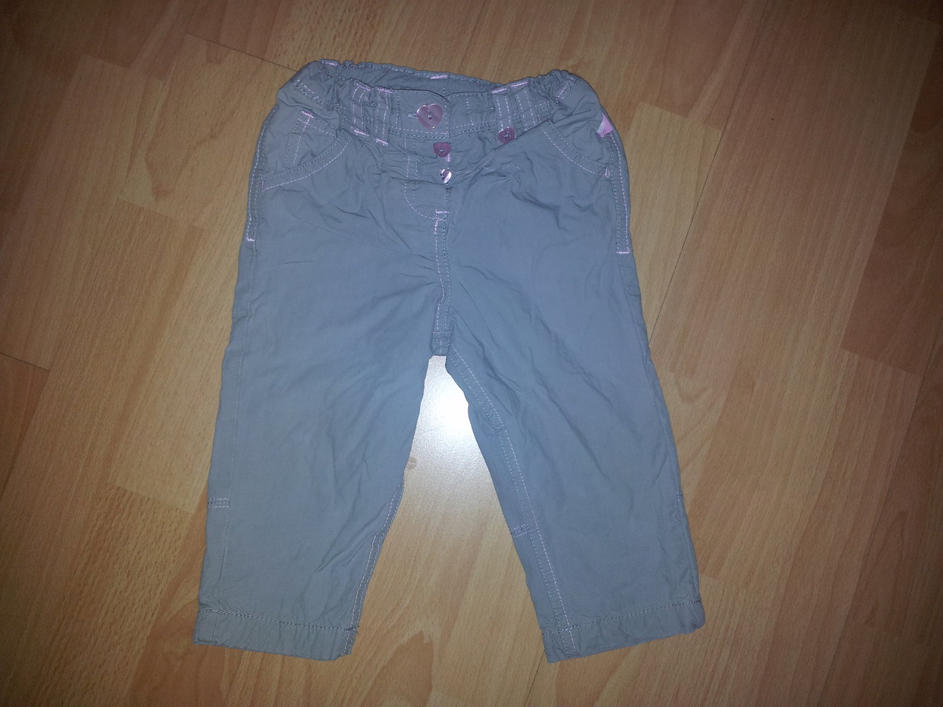 graue Hose Gr. 80 verstellbarer Bund