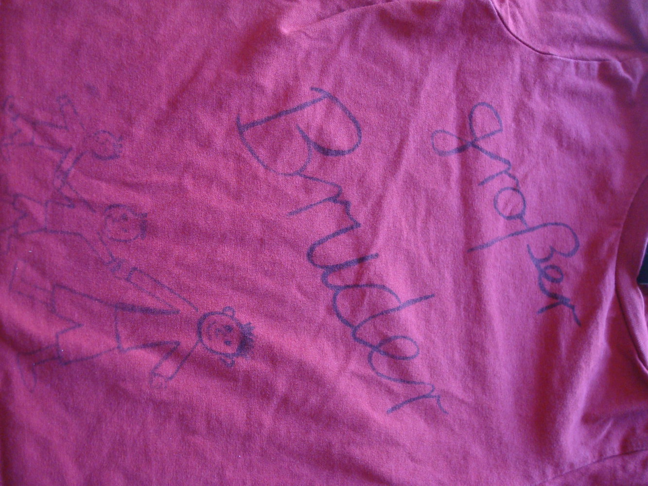 Langarmshirt mit Aufdruck Großer Bruder von H&M Gr. 86/92