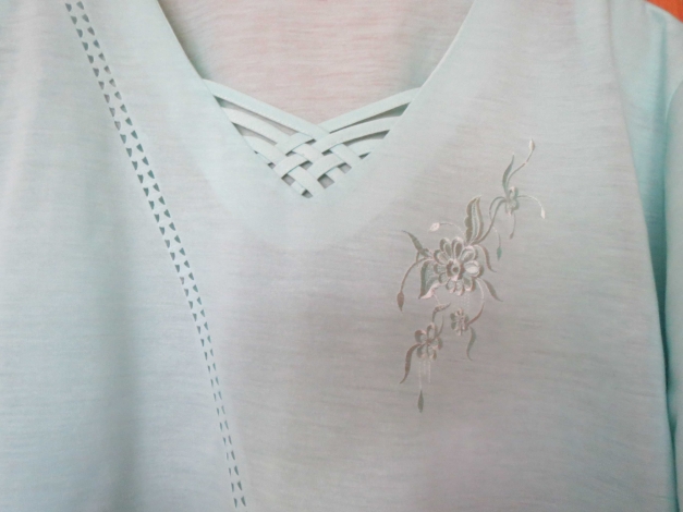 Oberteil/Shirt,türkis,Kurzarm,neu