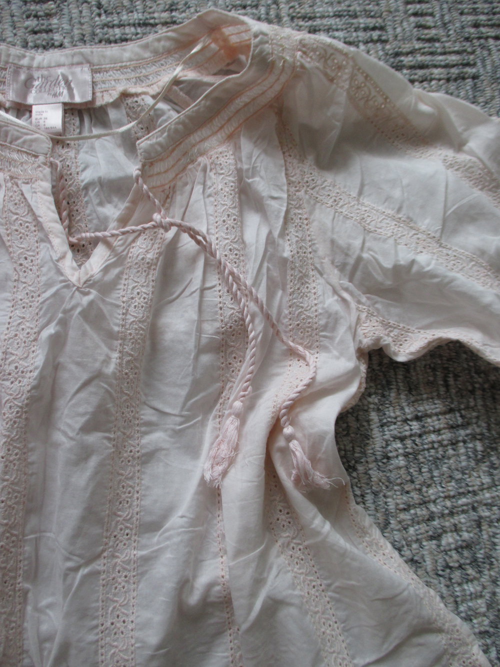 h & m garden collection, Tunika, far, Nude, Gr. 36 / 38 