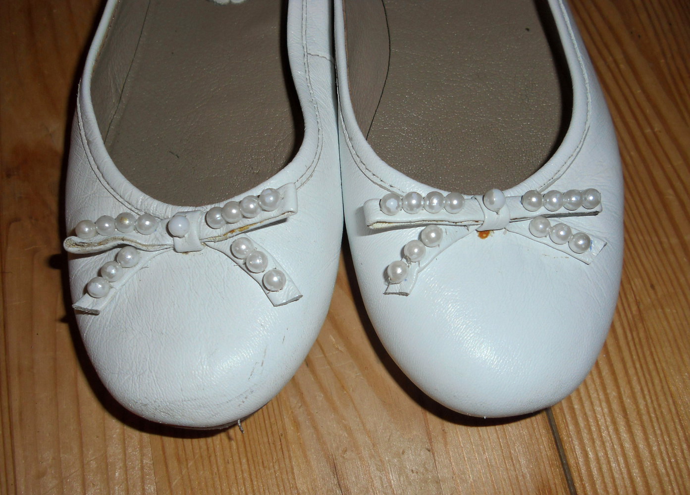 Gioseppo-weiße echt Leder Ballerina Gr.38  