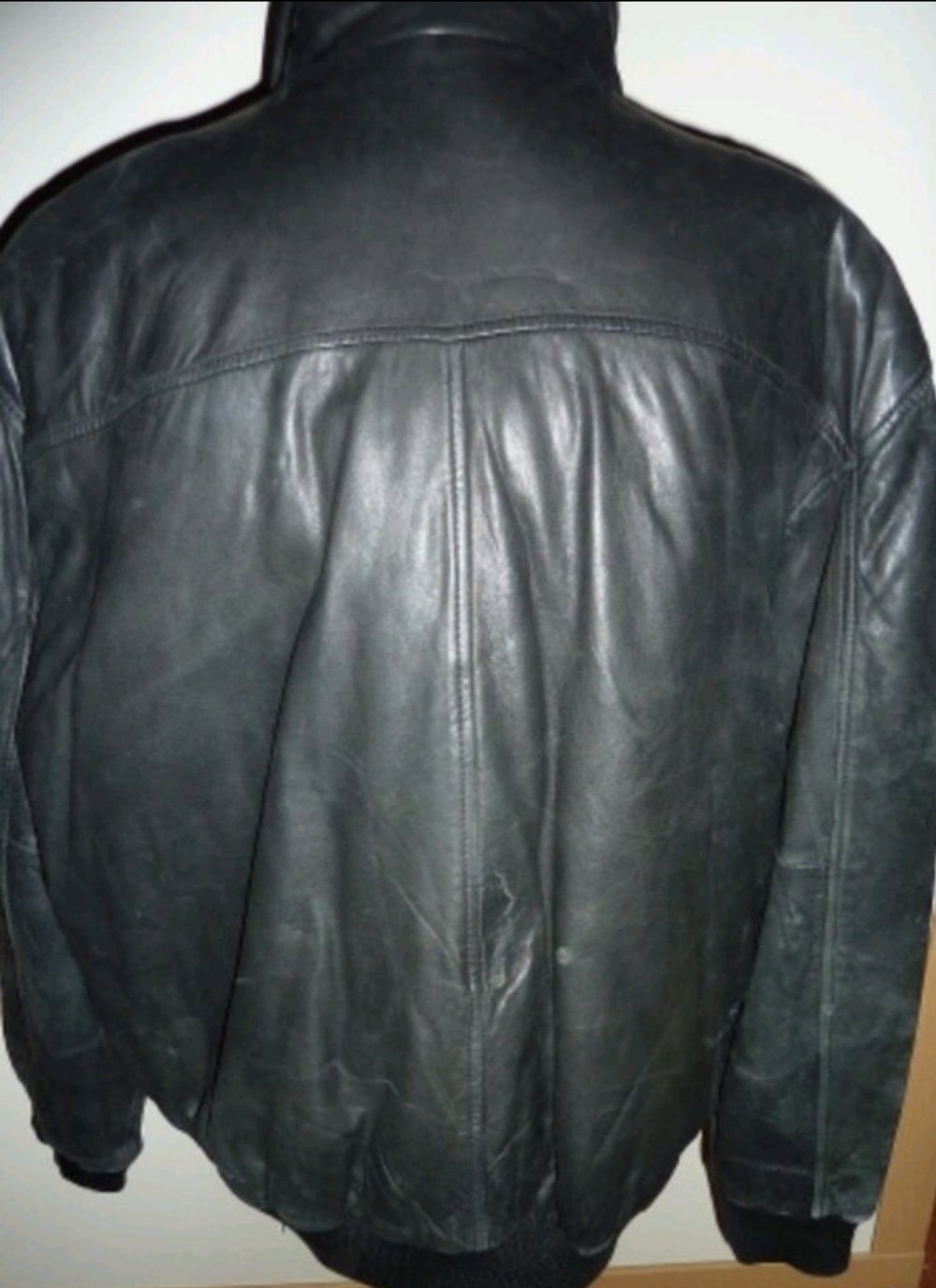 Vintage Lederjacke Bomberjacke Abrams Gr. 52