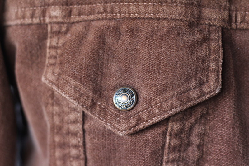 Levi Strauss Jacke Mantel Baumwolle braun S