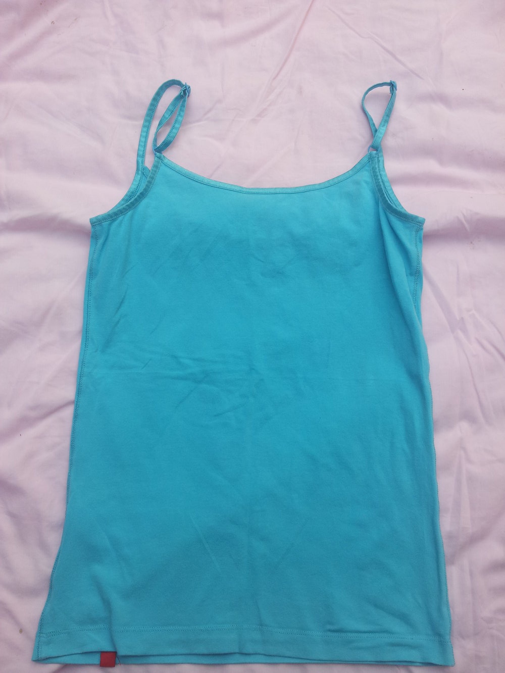 Top Spaghettiträger  türkis edc Esprit Gr. S 