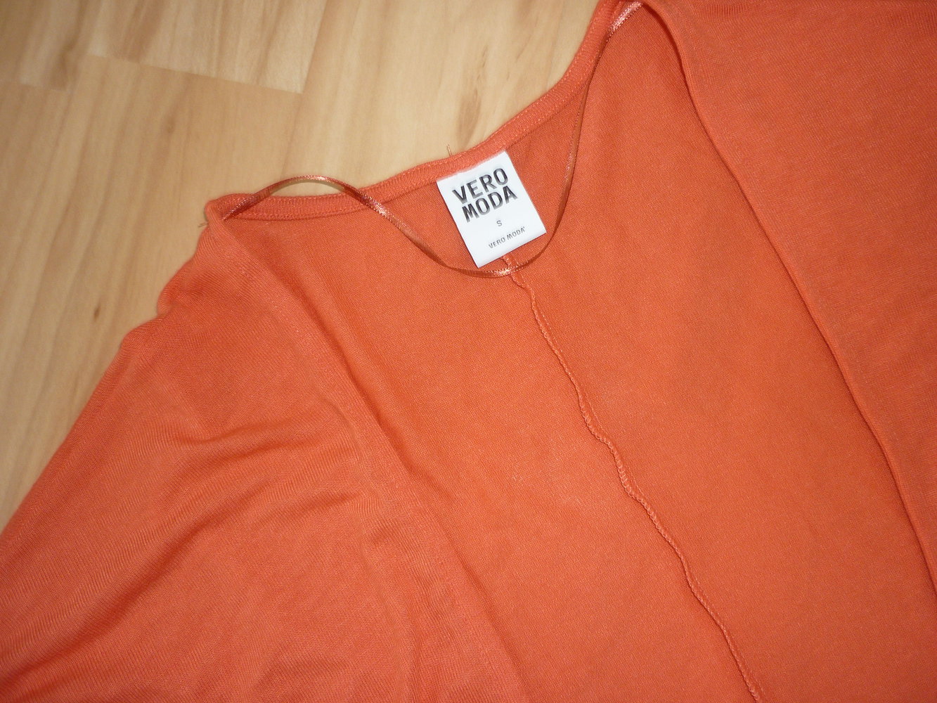 Vero Moda Cardigan Oversize Wasserfall korall Größe S 