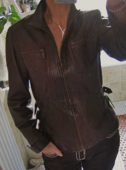 Lederjacke Biba Bikerstyle