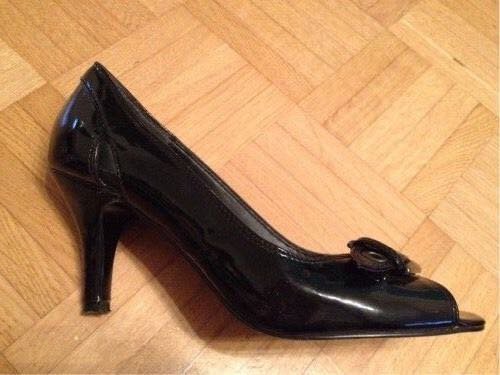 Peeptoe/ Sandale - Esprit - Lack 