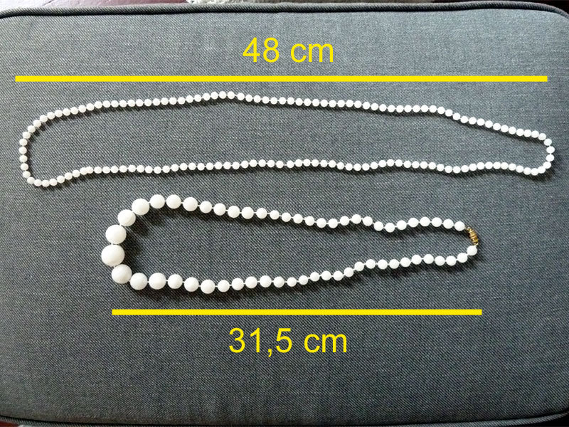 Zwei wunderschöne Perlenketten