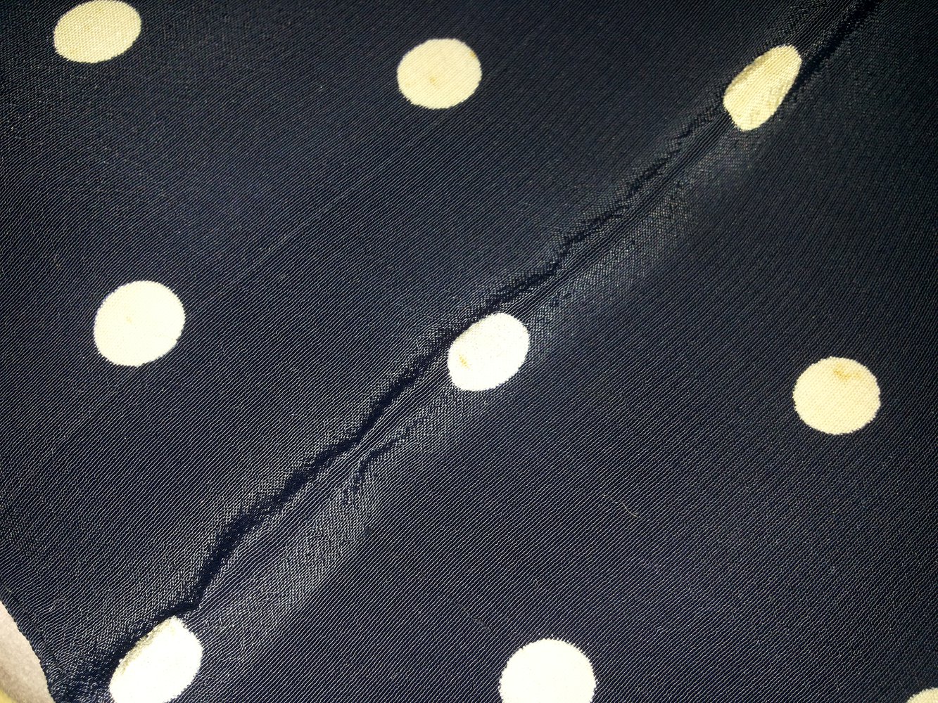 Tuch Polka Dots Rockabilly mit Gebrauchsspuren