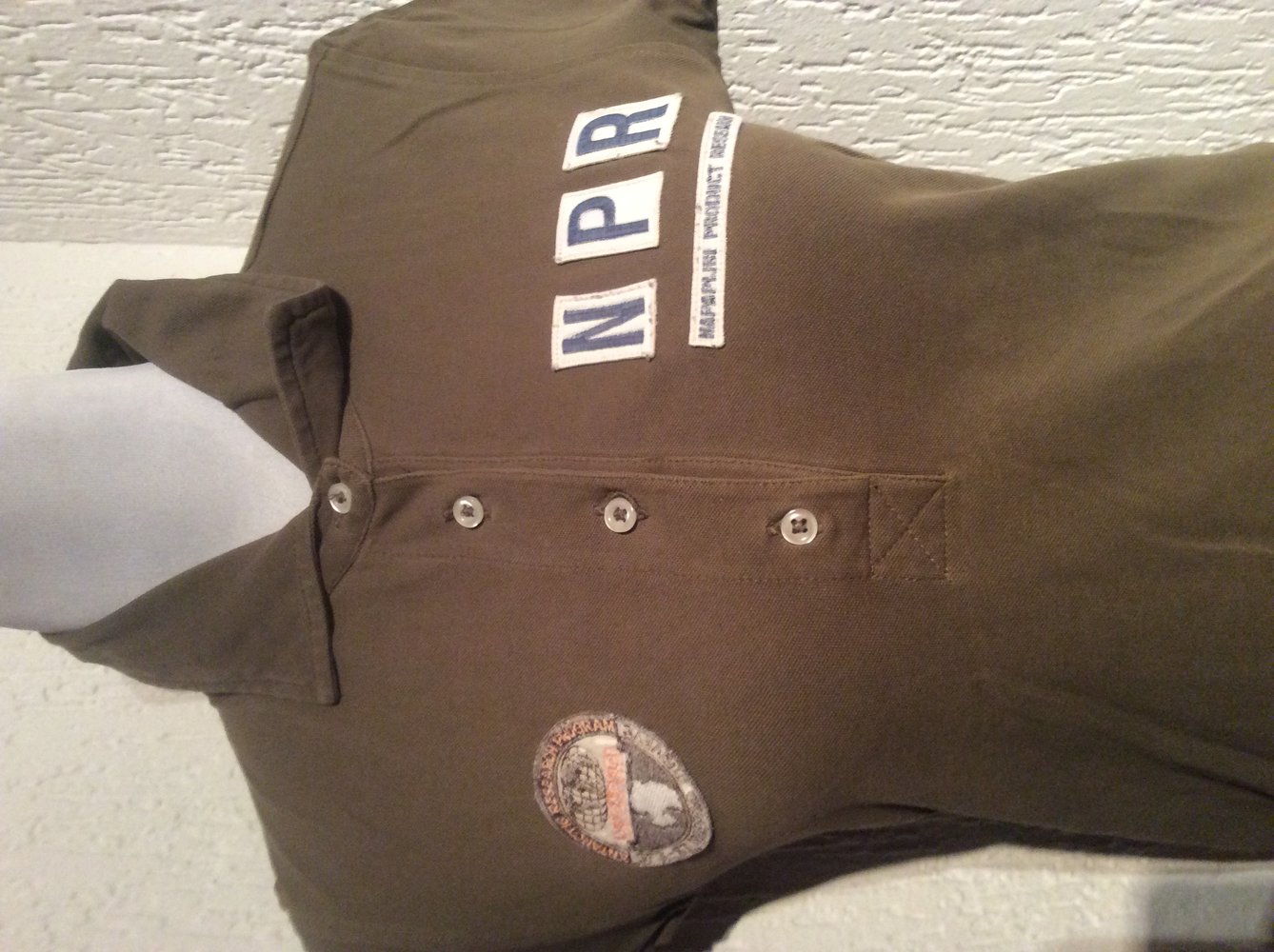Napapijri Polo Shirt Größe S Khaki T-Shirt 