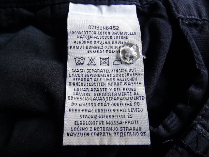 Freshmade Chino M 38 schwarz Stoffhose Sommer