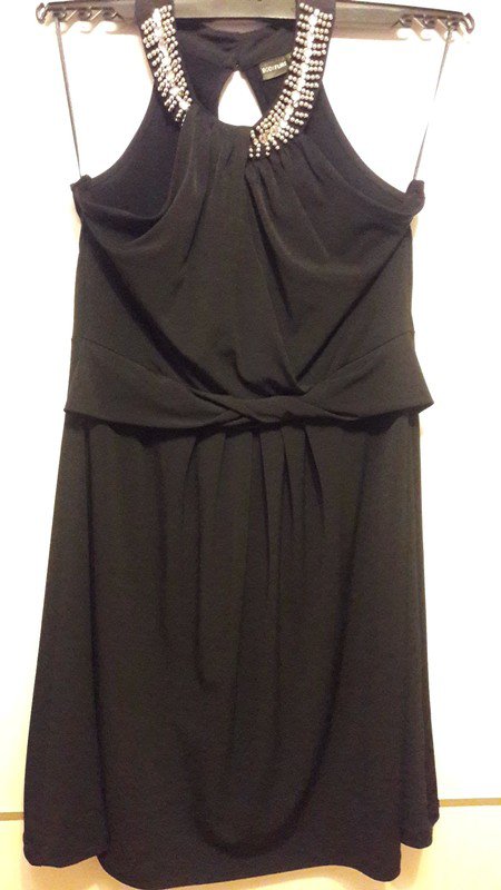 Schwarzes Abendkleid