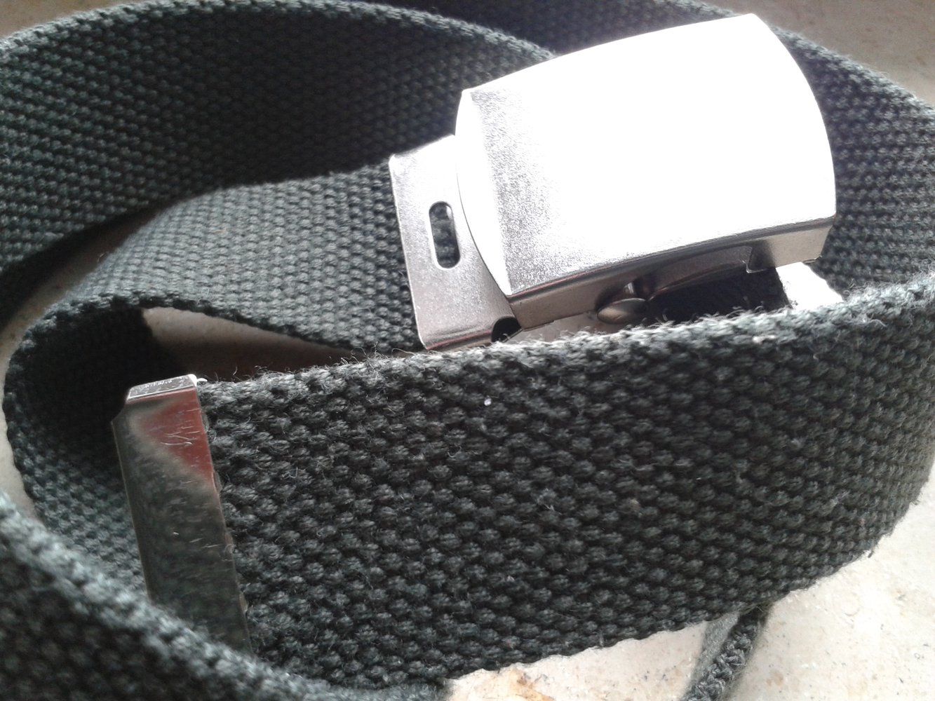 Stoffgürtel in Kakigrün