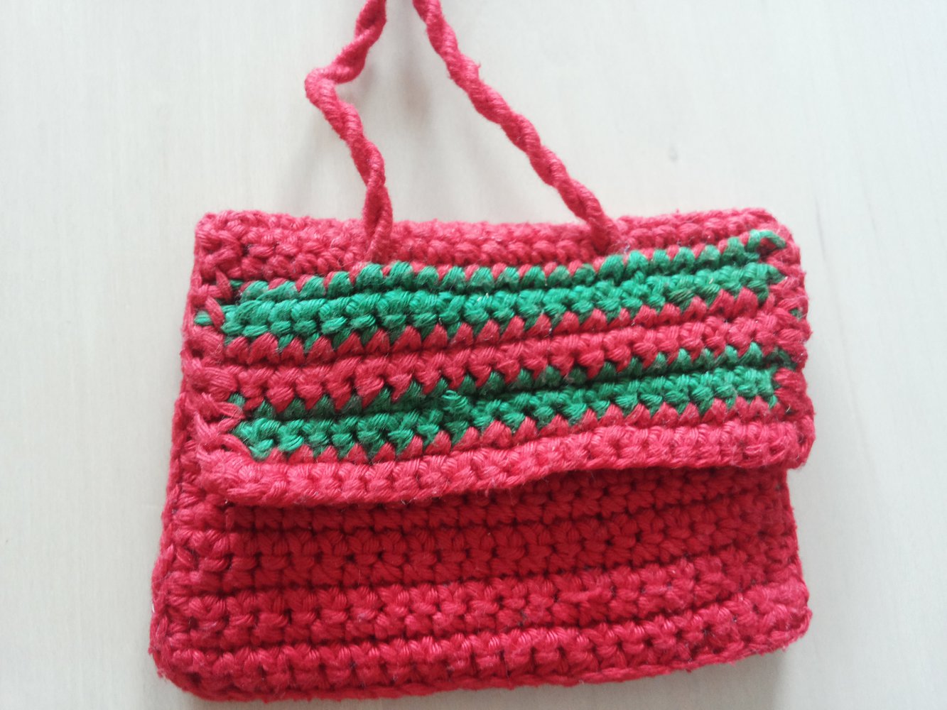 Gehäkelter Brustbeutel Geldbeutel DIY