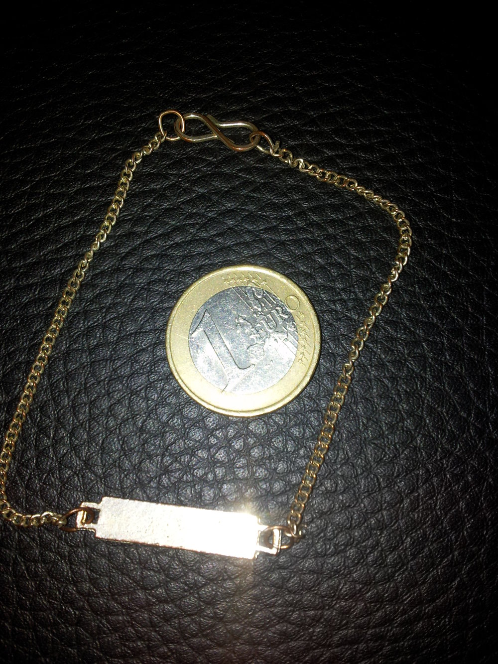 Modeschmuck Armband Friend gold Nude-Look NEU