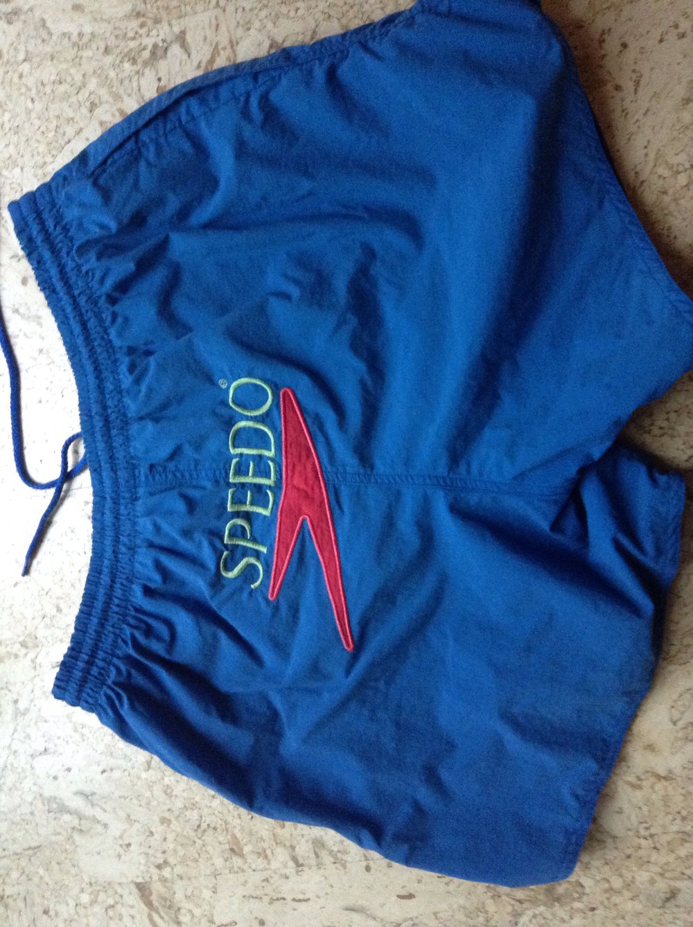 Coole blaue Badeshorts Gr. L, Speedo 
