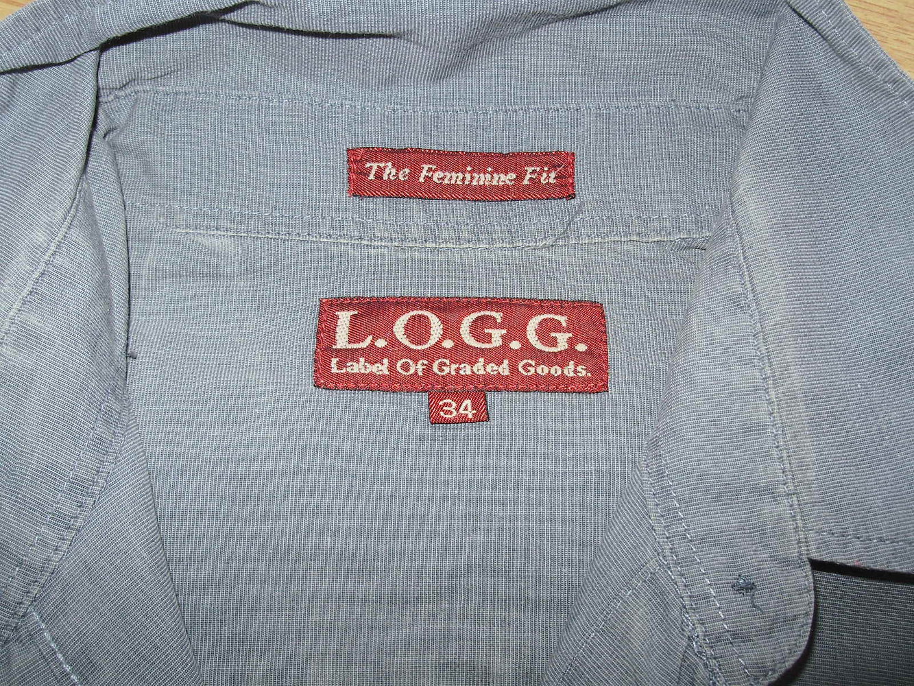 H&M Bluse blaugrau Langarm Gr 34 S wie neu