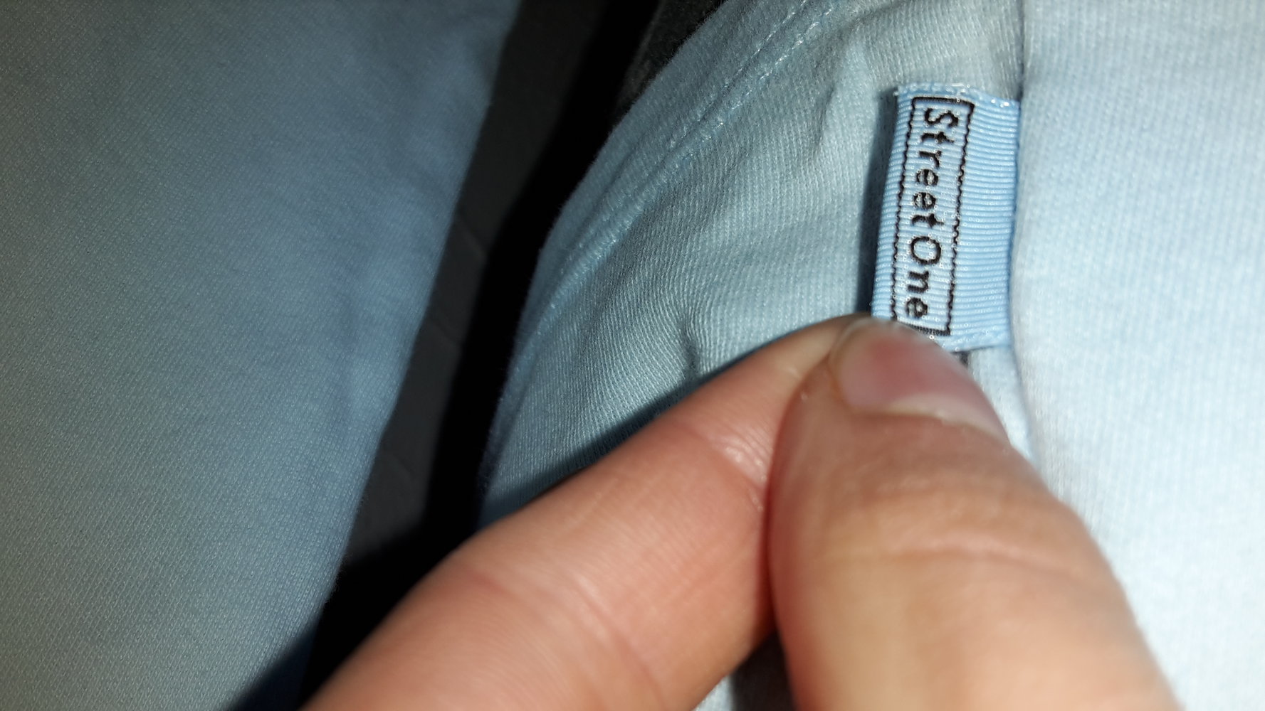 Gr.M/40 Street One hellblau langärmlig chic business Sweatshirt