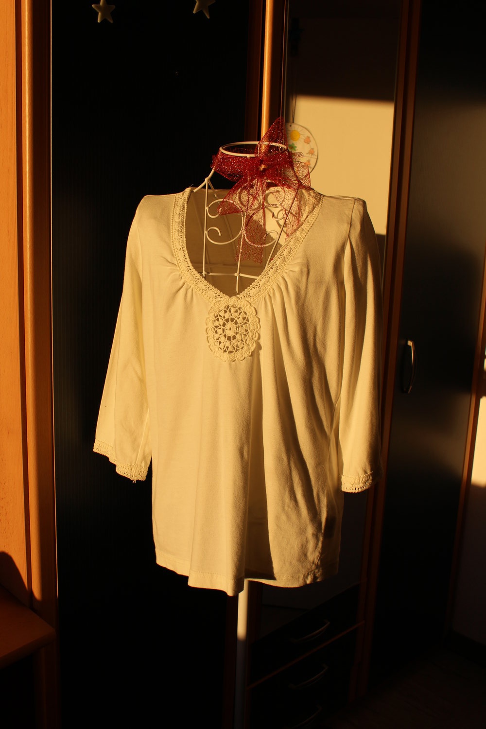 24. Tunika ecrufarben, Gr. 38