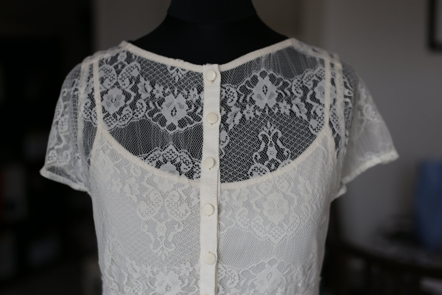 Spitzenbluse Primark XS 34 Beige