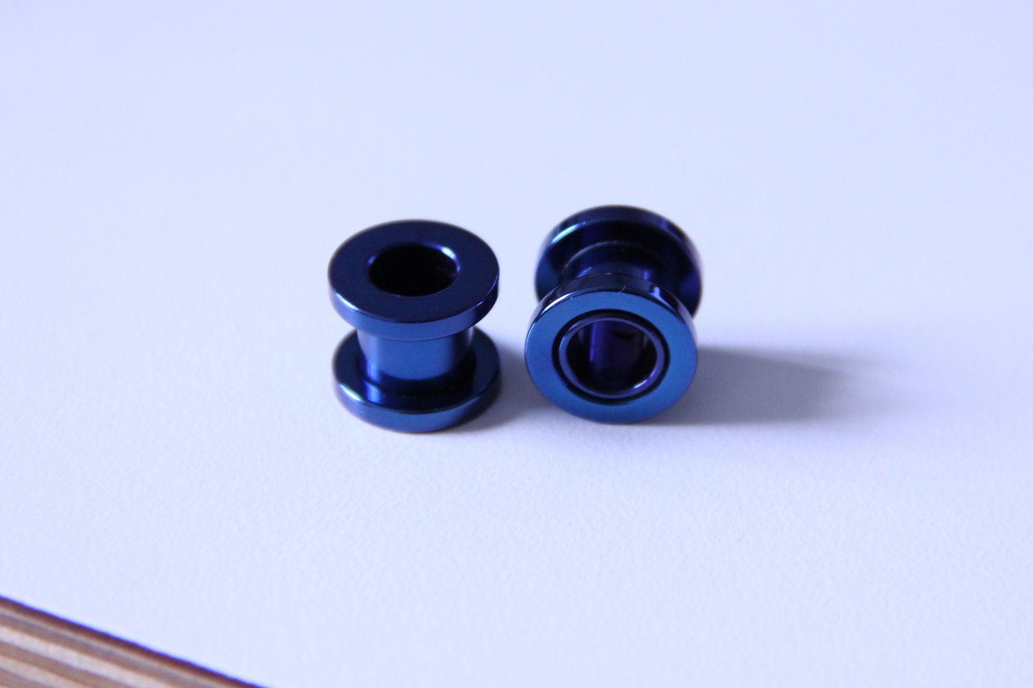 Blaue Stahltunnel 8mm