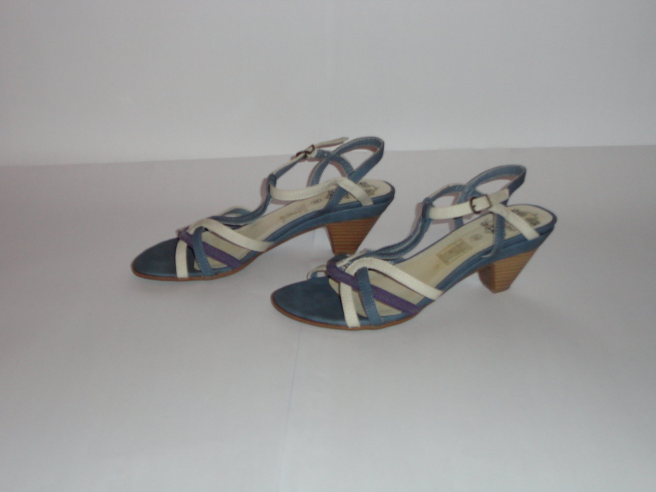 Sandalen blau silber Sommer Basic