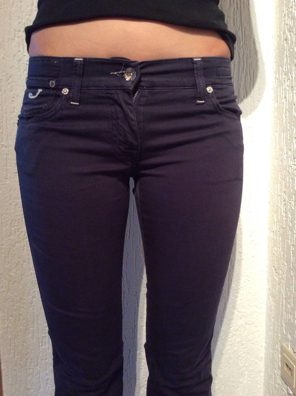 Jacob Cohën Cohen Jeans Bermuda neu Größe 26 dunkelblau 3/4 Hose stoffjeans 