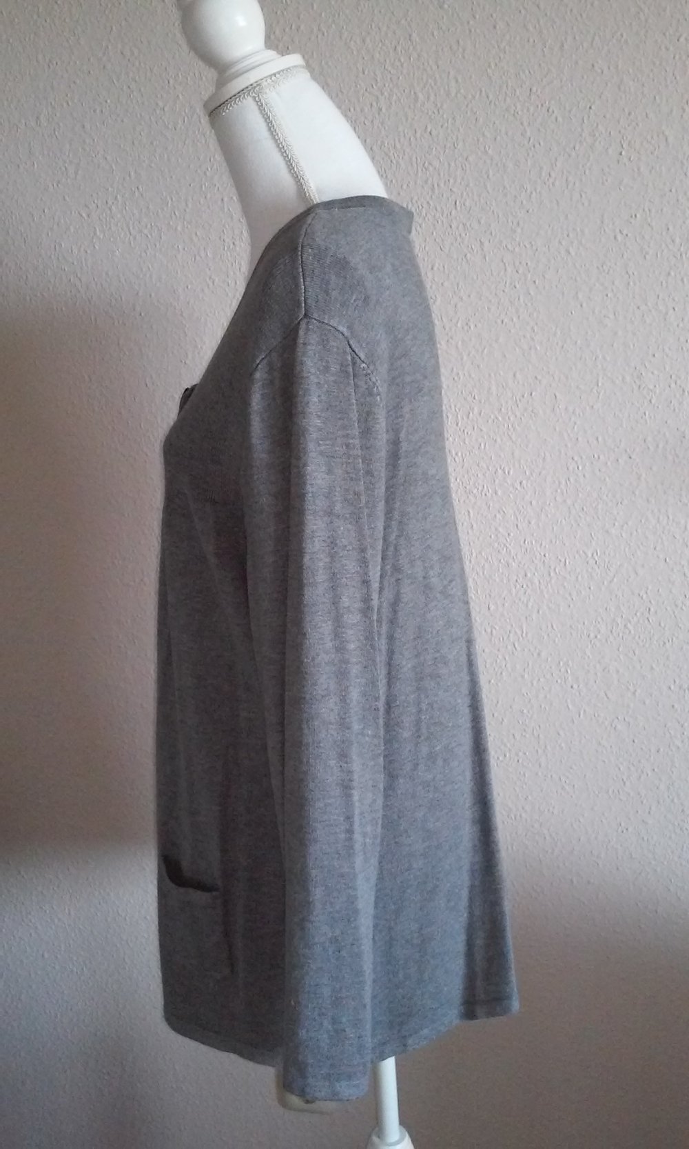 Neu! Damenjacke Wolljacke Strickjacke Swinger Cardigan