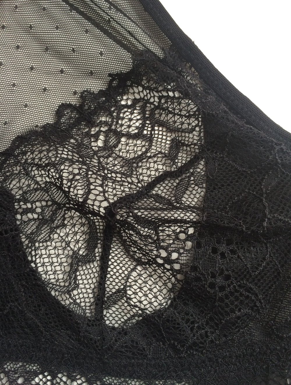 BH Mesh Spitze Neckholder transparent