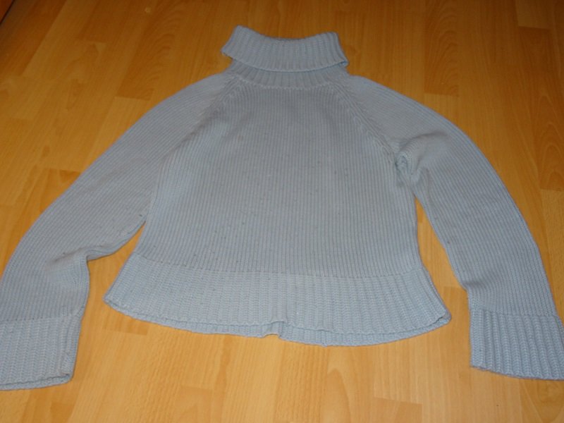 Hellblauer Rollkragenpullover von ONLY ca. ca. 38/40