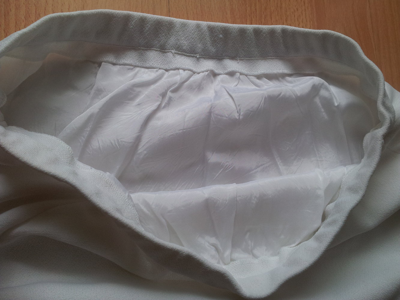 Rock weiß Gr. 44 Gummibund