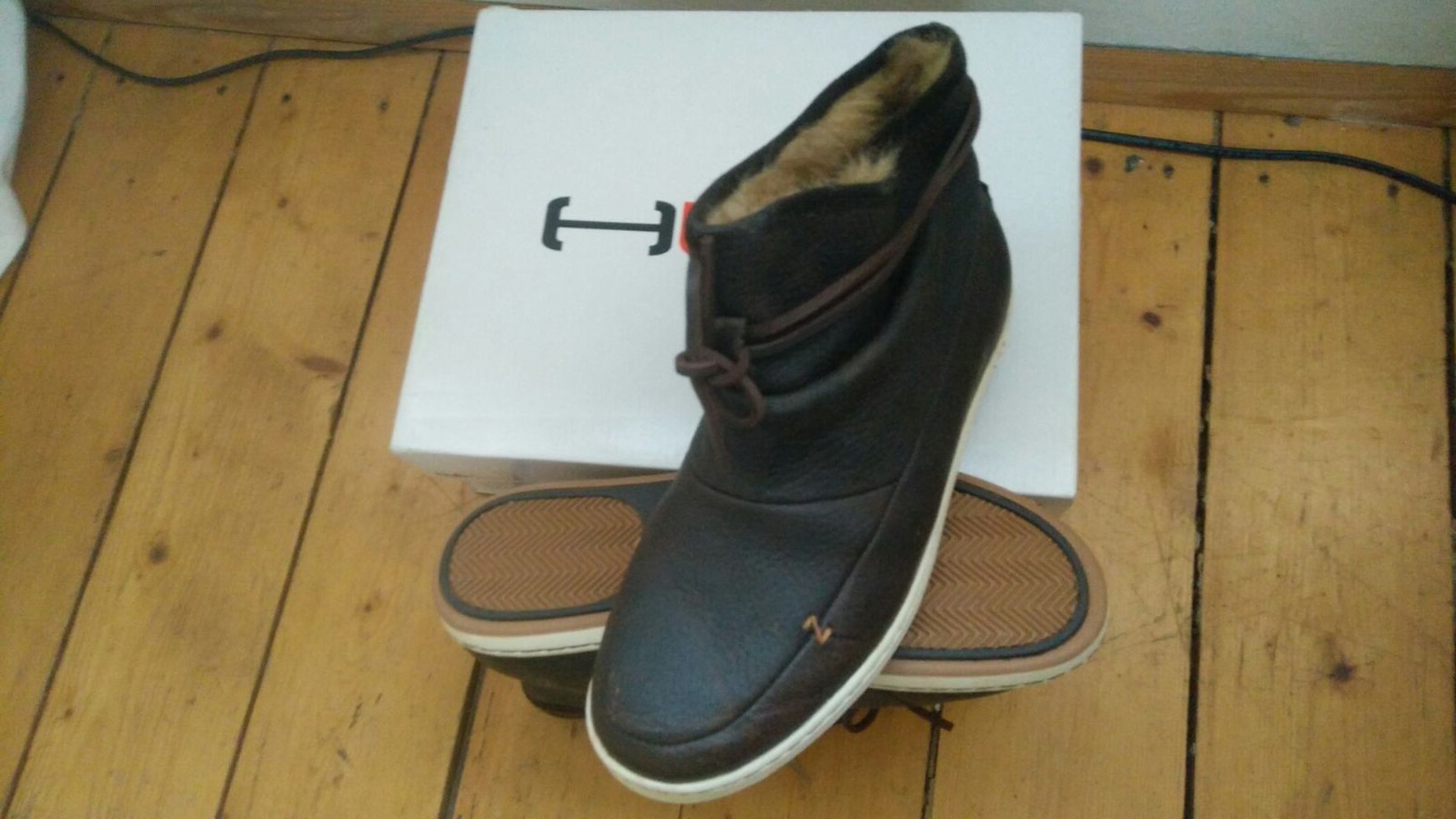 HUB Queen L FUR NEU im Karton Gr. 40 darkbrown