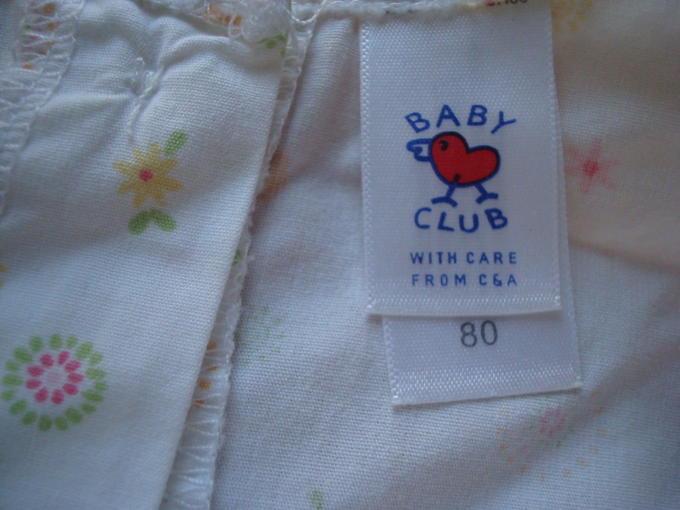 süßes Sommerkleid mit Blumen Gr. 74