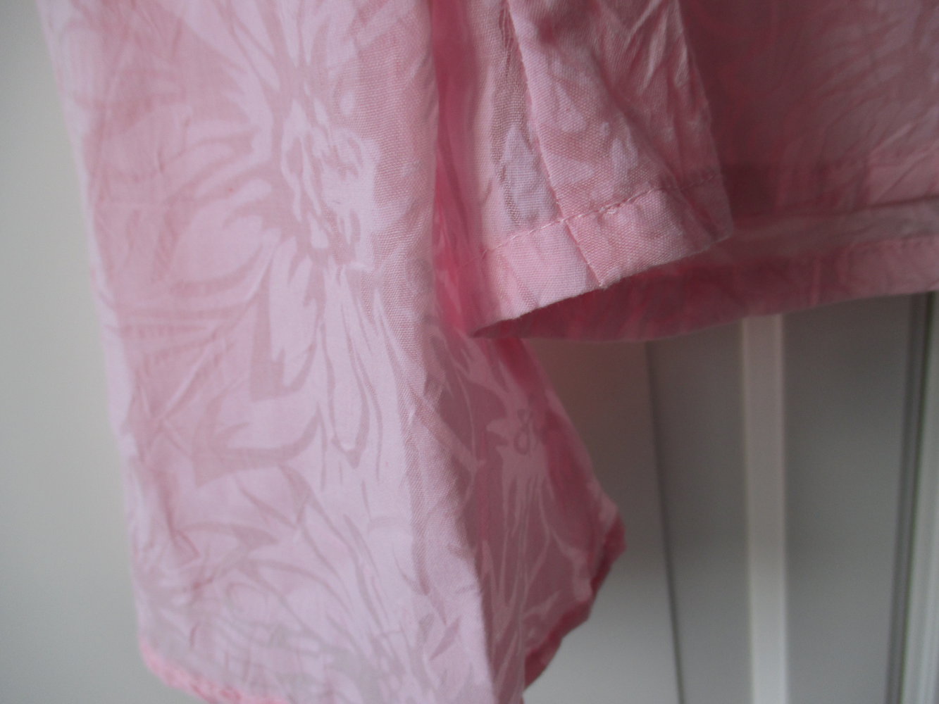 zuckersüße rosa Tunika, Wickeloptik, Boutiqueware, Gr. 36 , E.Penther Design, Ausbrenner, Seide, Baumwolle 