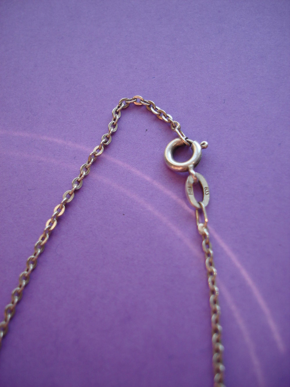 Echtes Silber-Halskettchen