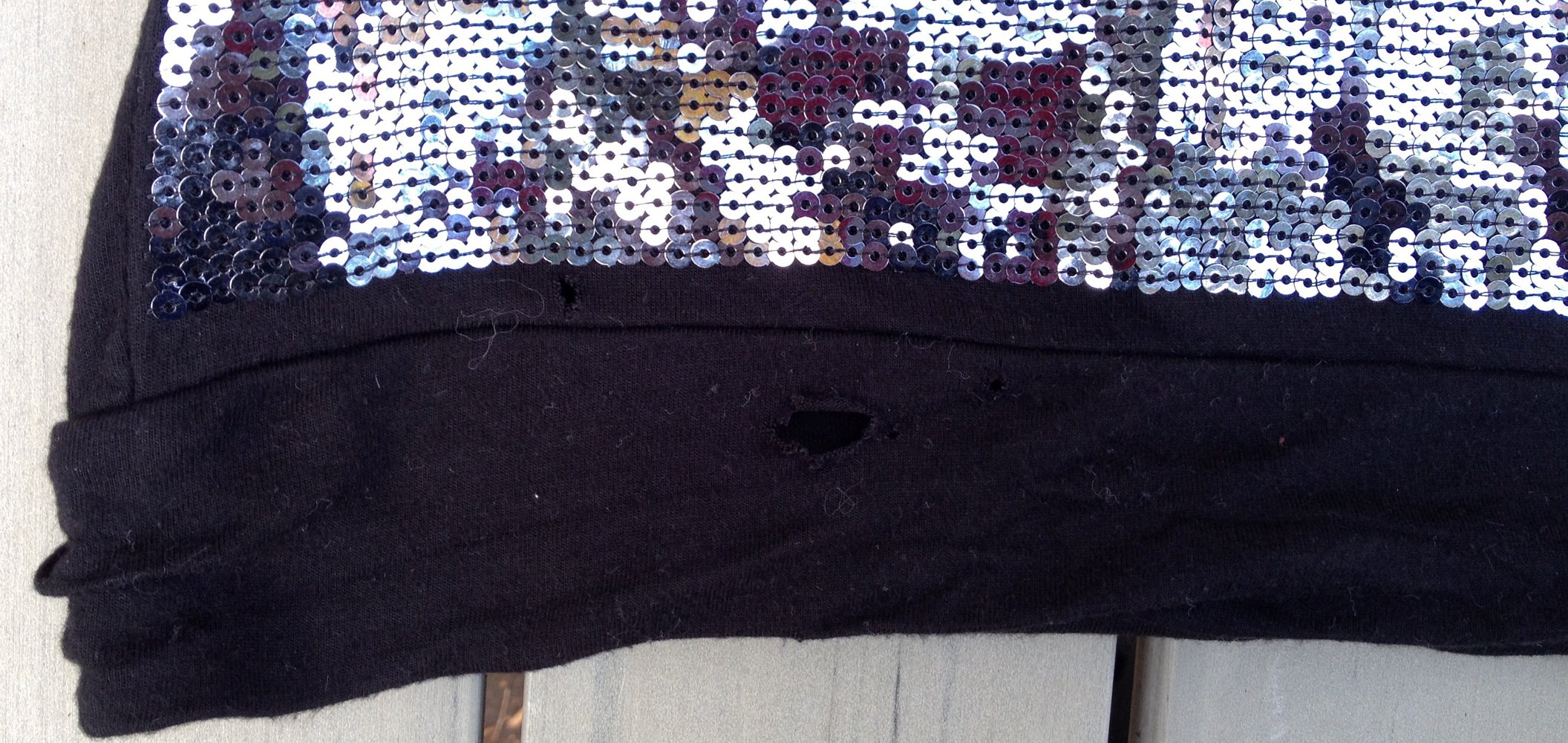 MANGO Pailletten TOP Partytop Gr. XS