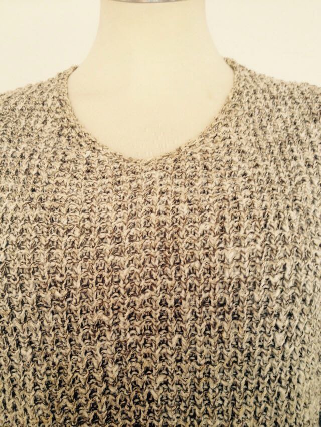 Eleganter  Schlichter Strickpullover Pulli 