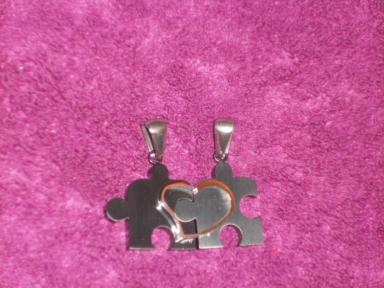Sehr süße Puzzle Ketten Anhänger